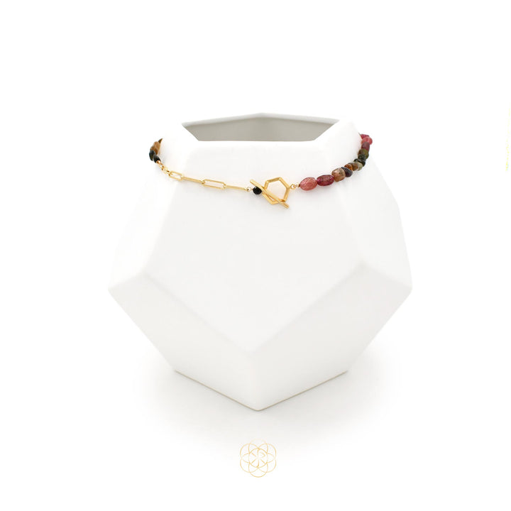 Balanced Gem Necklace
