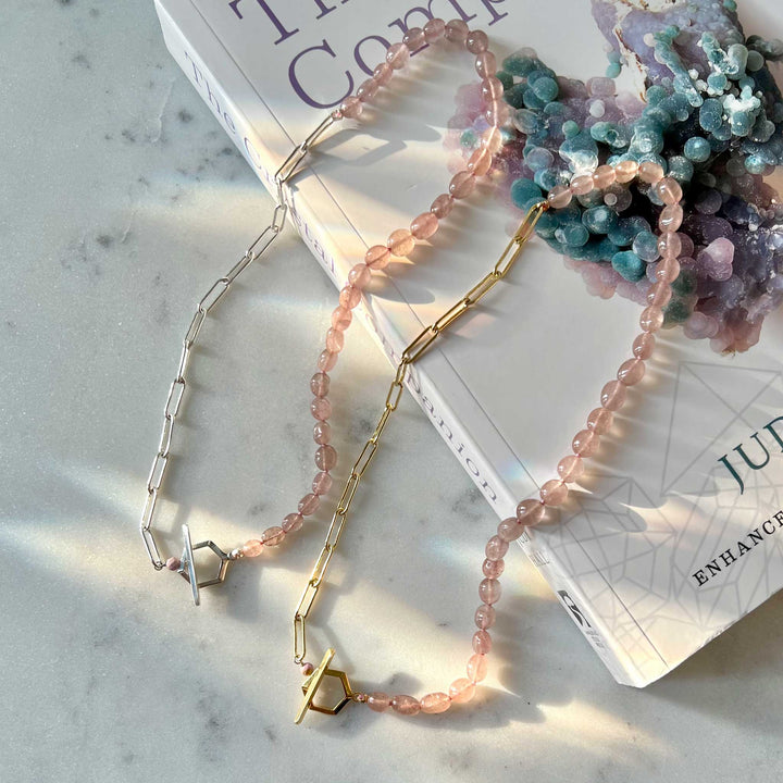 Balanced Gem Necklace