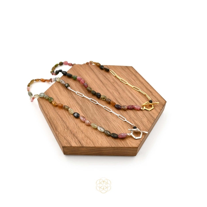 Balanced Gem Necklace