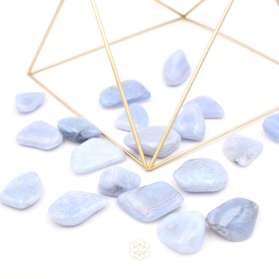 Blue Storm Agate Crystals from Kim R Sanchez Jewelry