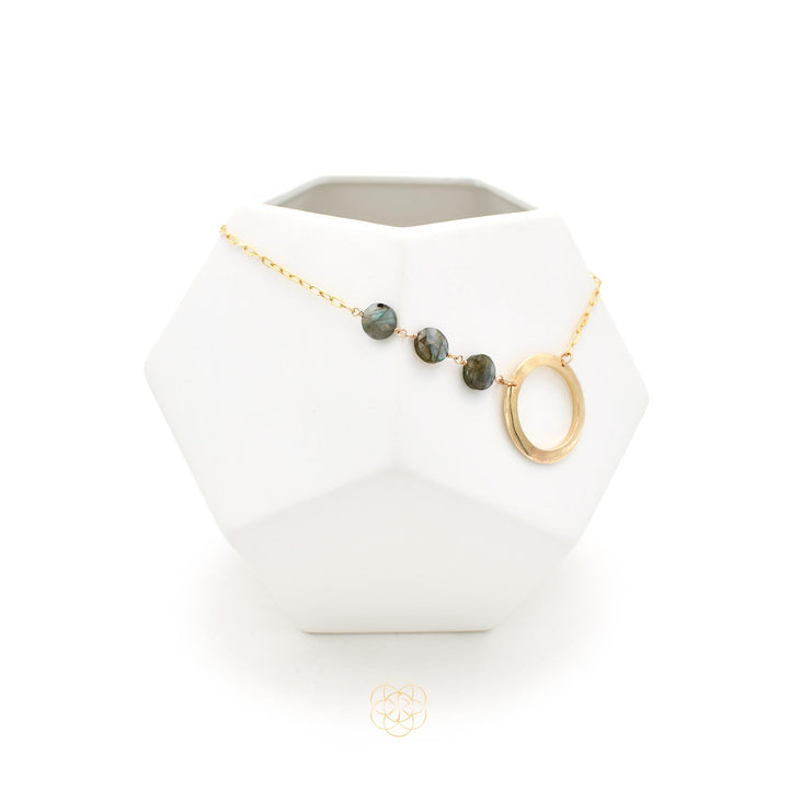 Open Gem Necklace