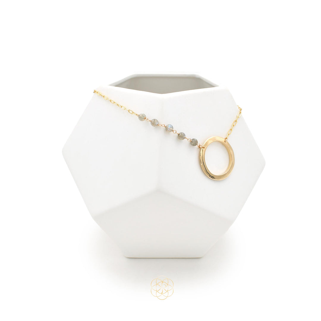 Open Gem Necklace