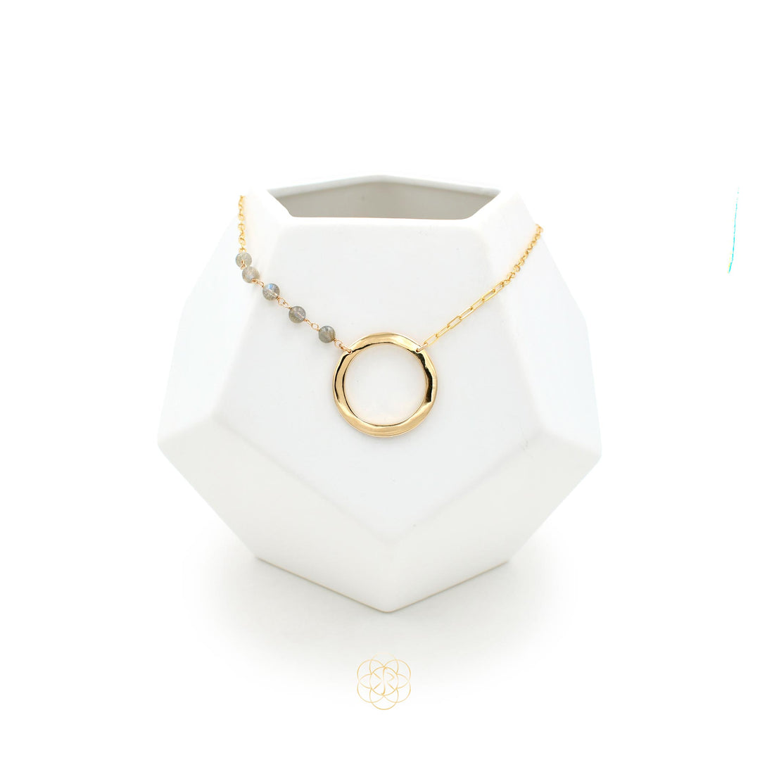 Open Gem Necklace