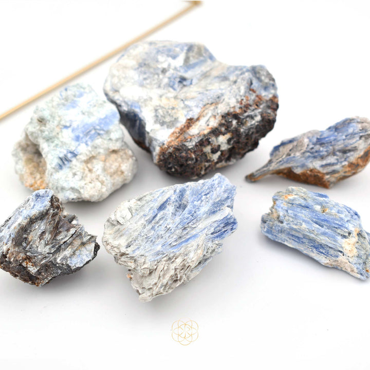 Blue Kyanite Crystals from Kim R Sanchez Jewelry