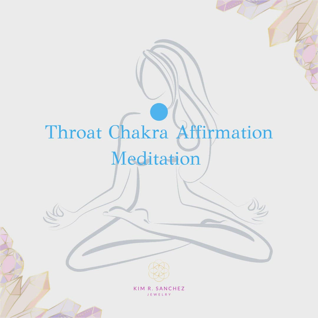 Throat Chakra Affirmation Mediation + Journal Prompts