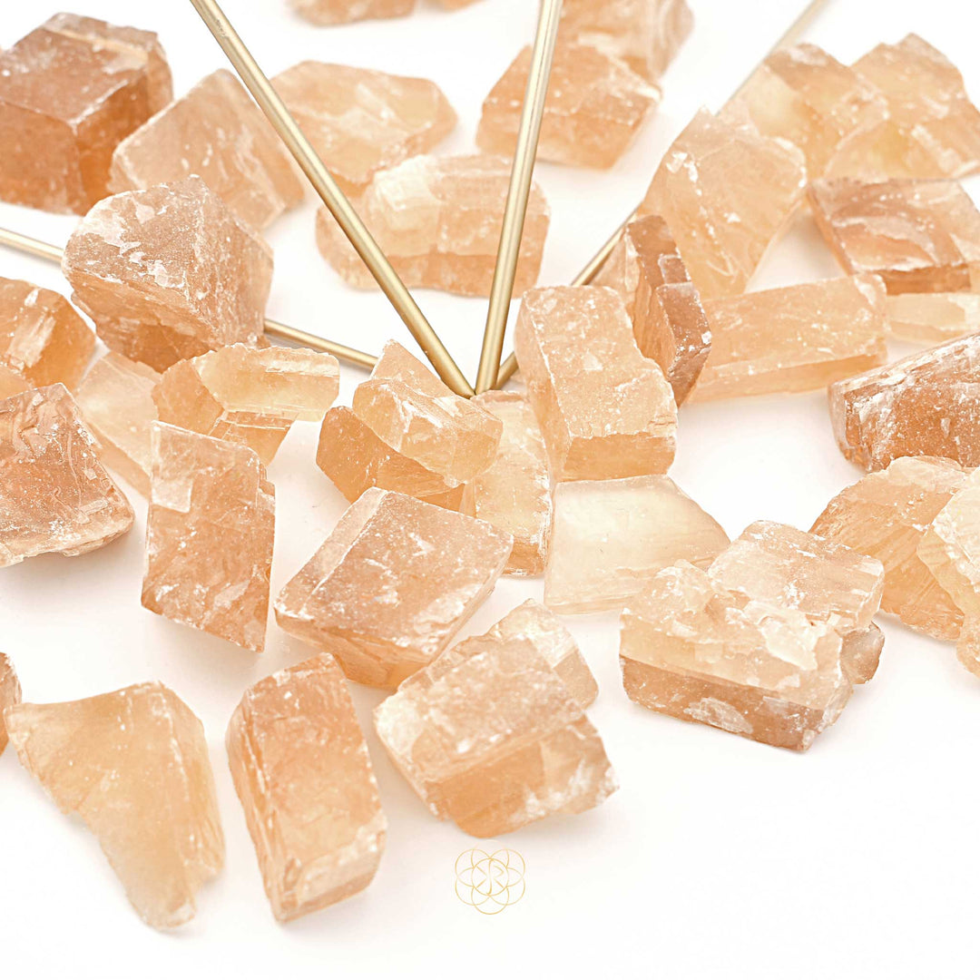 Calcite Honey Crystals from Kim R Sanchez Jewelry