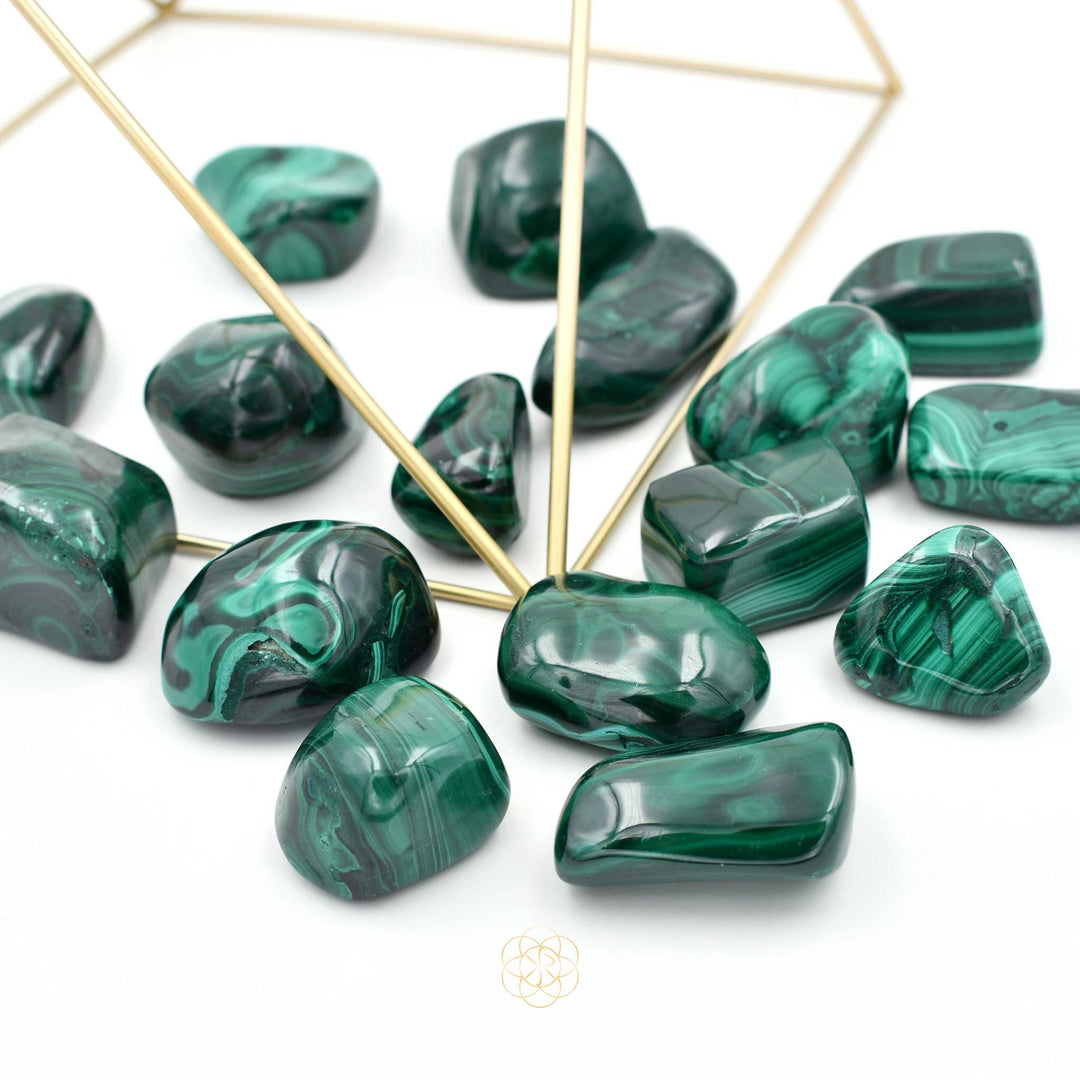 Malachite Crystals from Kim R Sanchez Jewelry