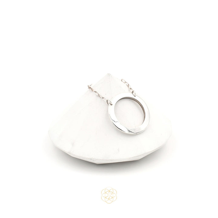Open Pendant in Silver from Kim R Sanchez Jewelry