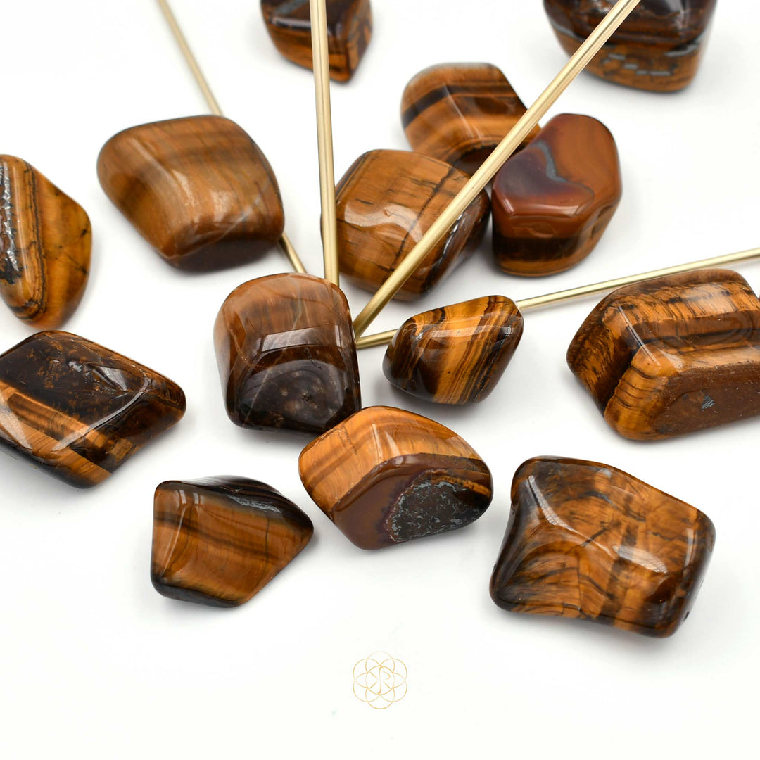 Tiger’s Eye Crystals from Kim R Sanchez Jewelry